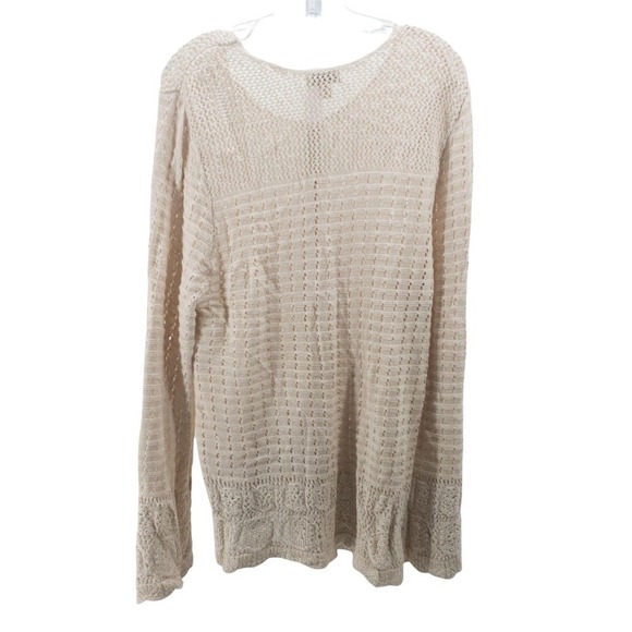 Style & Co Long-Sleeve Sweater Cream XL - Picture 2 of 8